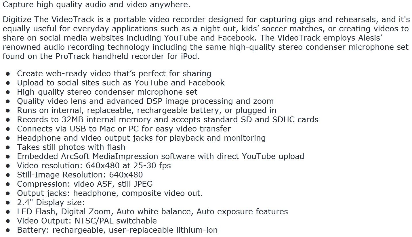 מכשיר הקלטה דיגיטלי ALESIS